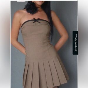 motel rocks yalua bandeau mini dress